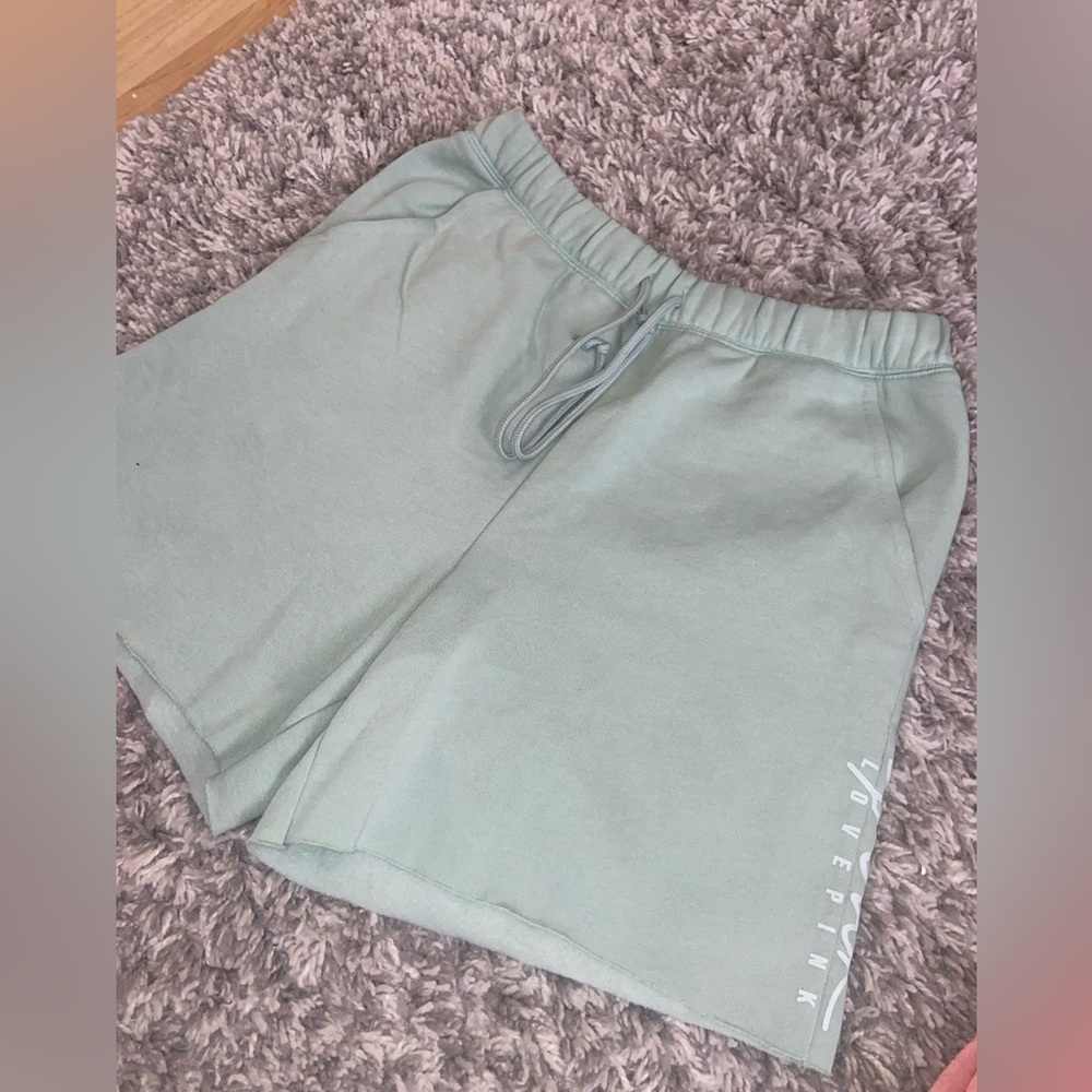 Teal shorts